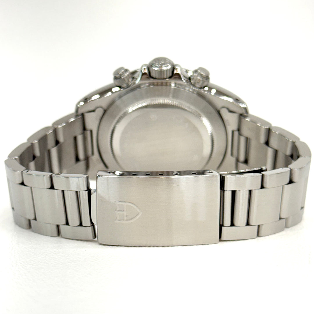 Tudor Tiger Prince Date Chronograph 79280 Oxblood Guilloché Dial