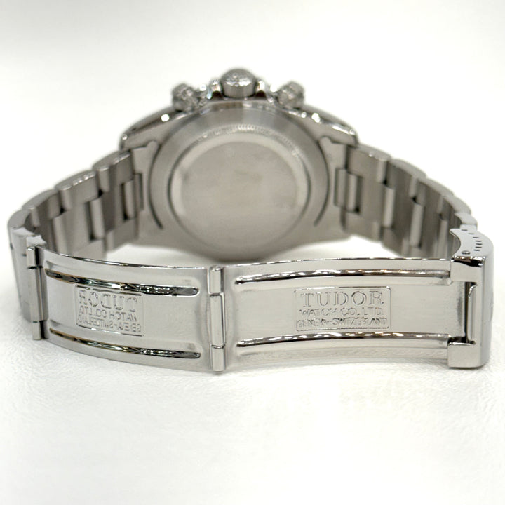 Tudor Tiger Prince Date Chronograph 79280 Oxblood Guilloché Dial