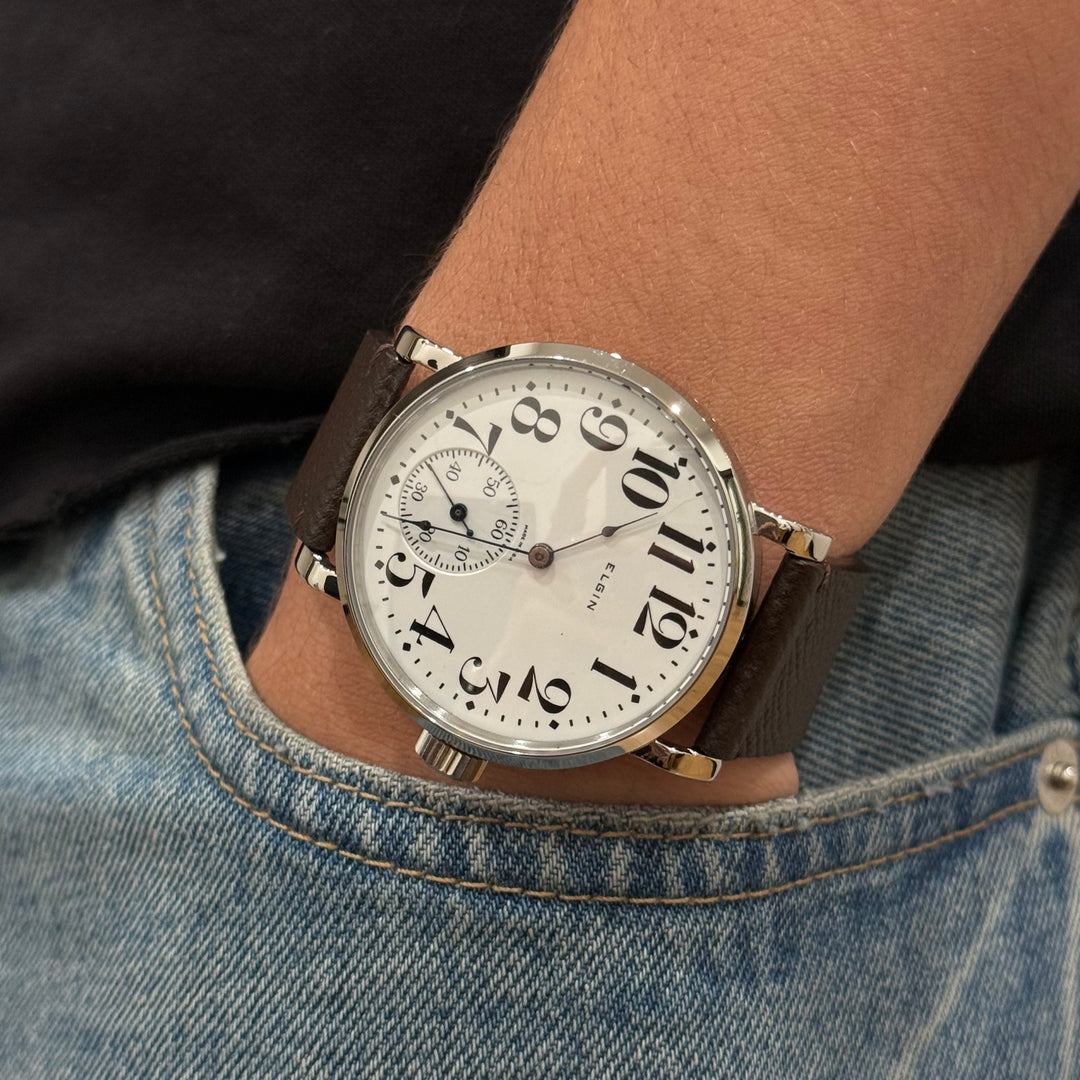 Elgin Grade 187 Pocket Watch Conversion 43mm Y-1898