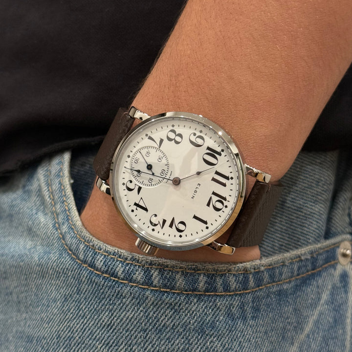Elgin Grade 187 Pocket Watch Conversion 43mm Y-1898
