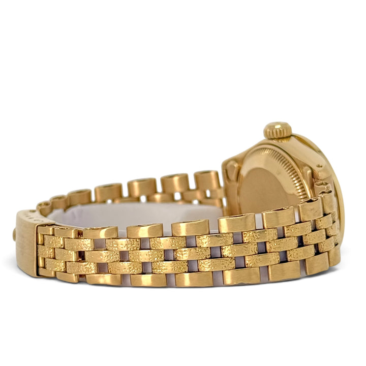 Rolex Datejust 6901 Ladies Bark Band Finish 18K Yellow Gold Y-1979
