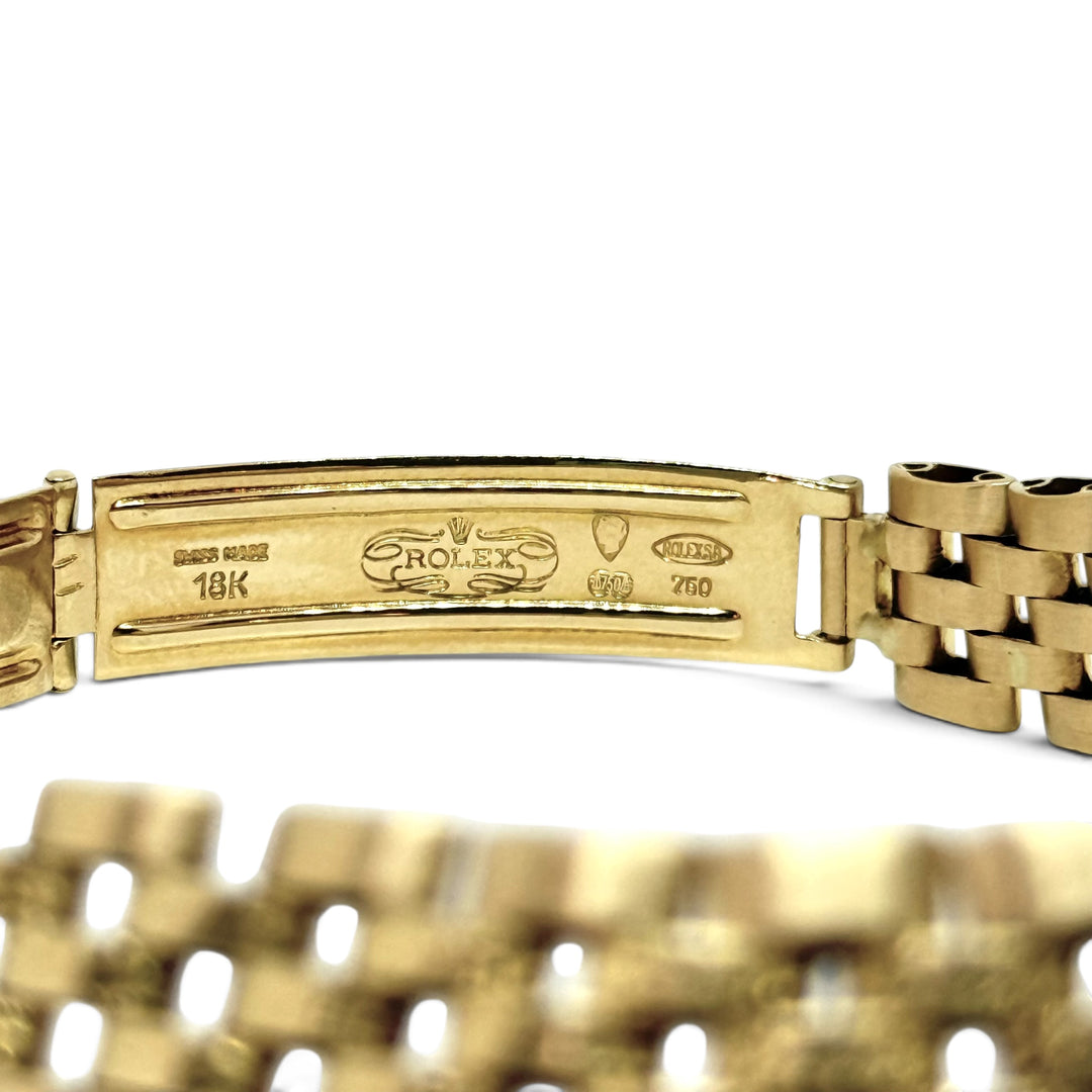 Rolex Datejust 6901 Ladies Bark Band Finish 18K Yellow Gold Y-1979
