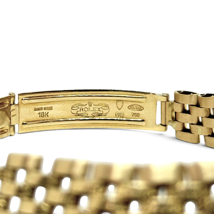 Rolex Datejust 6901 Ladies Bark Band Finish 18K Yellow Gold Y-1979