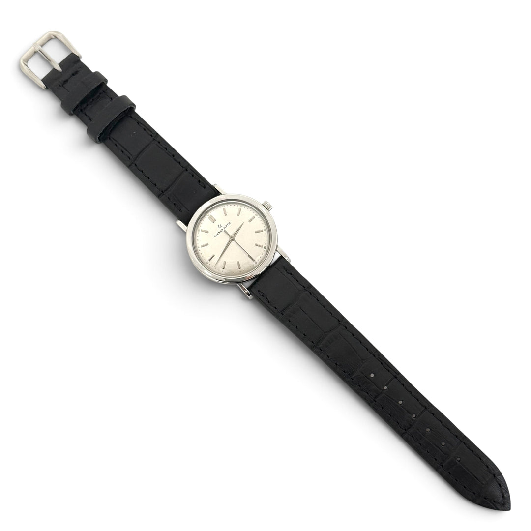 Eterna-Matic Automatic 17 Jewel Stainless Steel 34mm Watch Y-1956