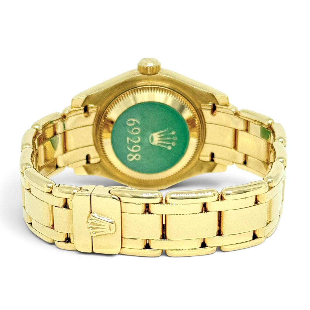 Rolex Masterpiece Watch 18K Factory Diamond Bezel &amp; Dial Ref 69298