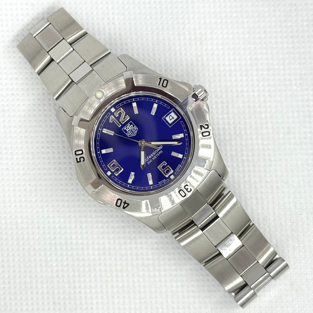 TAG Heuer 2000 Exclusive WN1112 Blue Dial 38mm Steel Quartz