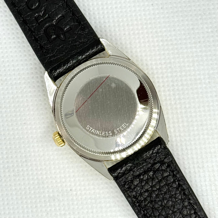 Rolex Date 1550 34mm Gold Shell Diamond Dial Y-1979