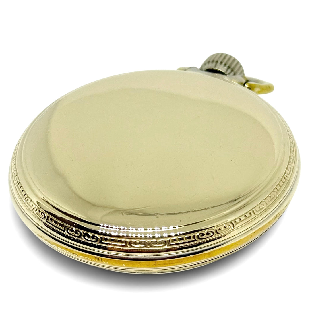 Hamilton Ball Official Standard 999B Pocket Watch Y-1951 10K Gold Filled Size 16