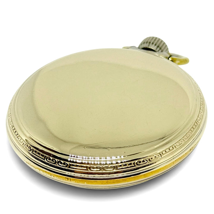 Hamilton Ball Official Standard 999B Pocket Watch Y-1951 10K Gold Filled Size 16