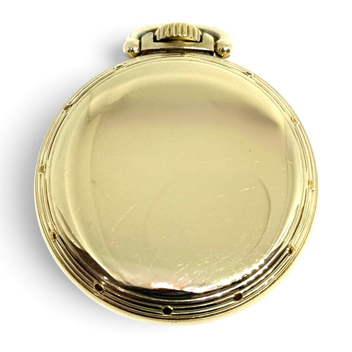 Hamilton Railway Special 992B Railroad Pocket Watch 10K Gold Filled Size 16