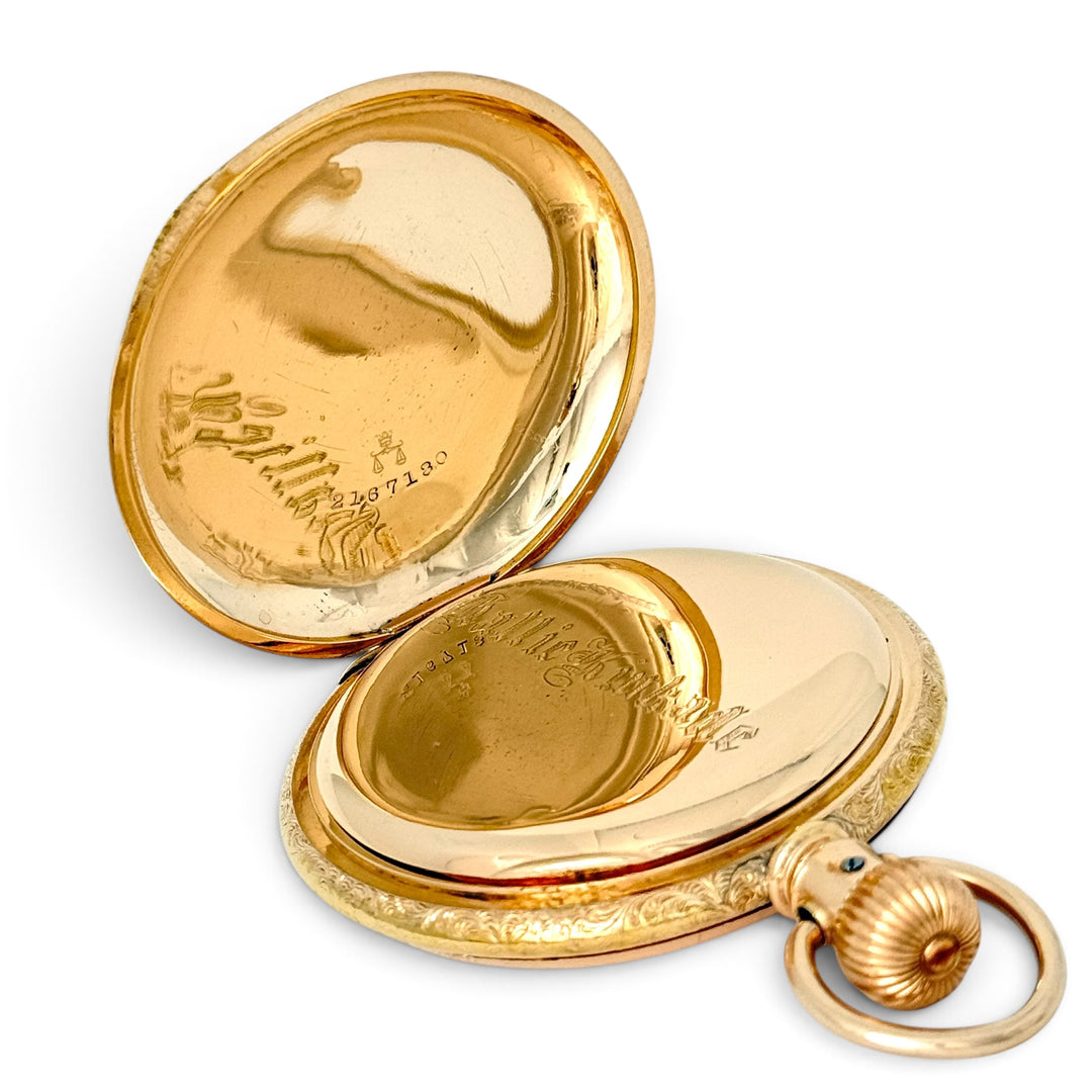 Hamilton 1920 Railroad 993 Hunting Case Pocket Watch Gold Filled Size 16