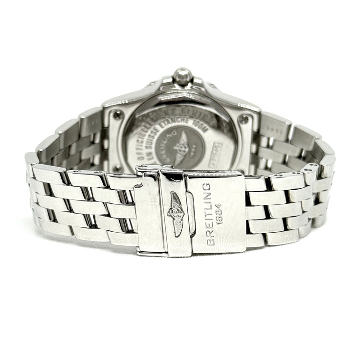 Breitling Chronometer Ladies Ref. A71340 Diamond Dial & Bezel Stainless Watch