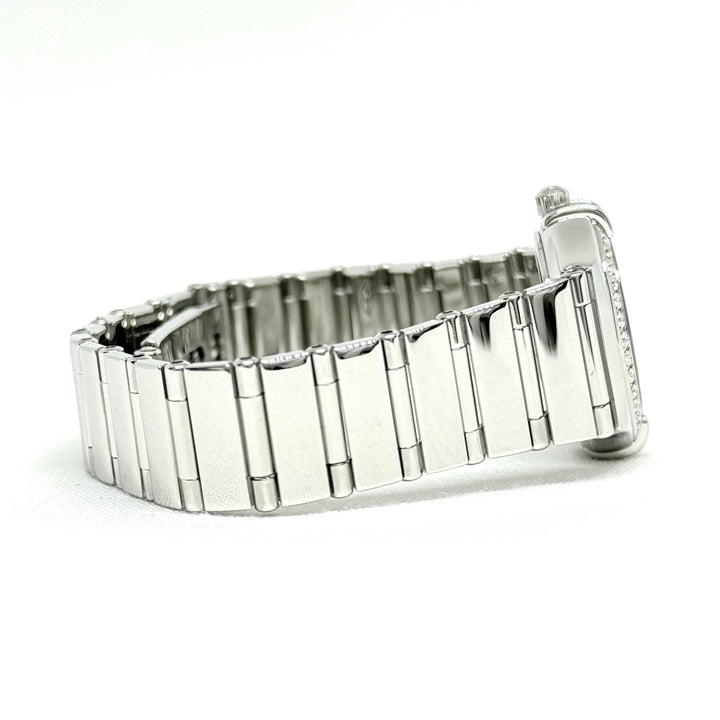 Omega Constellation Stainless Steel Diamond Bezel Ladies Watch