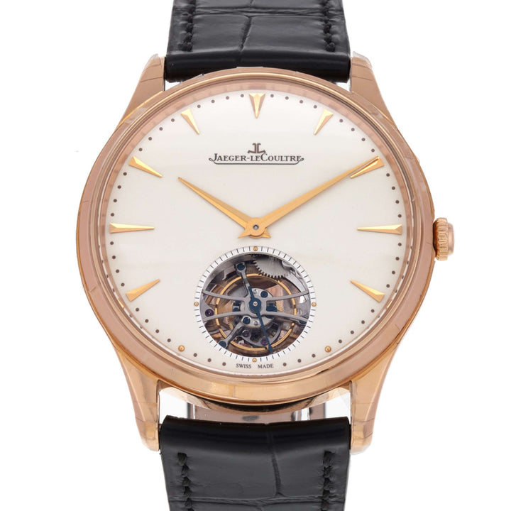 Jaeger LeCoultre Master Ultra Thin Tourbillon Ref JLQ1322410 18K Rose Gold