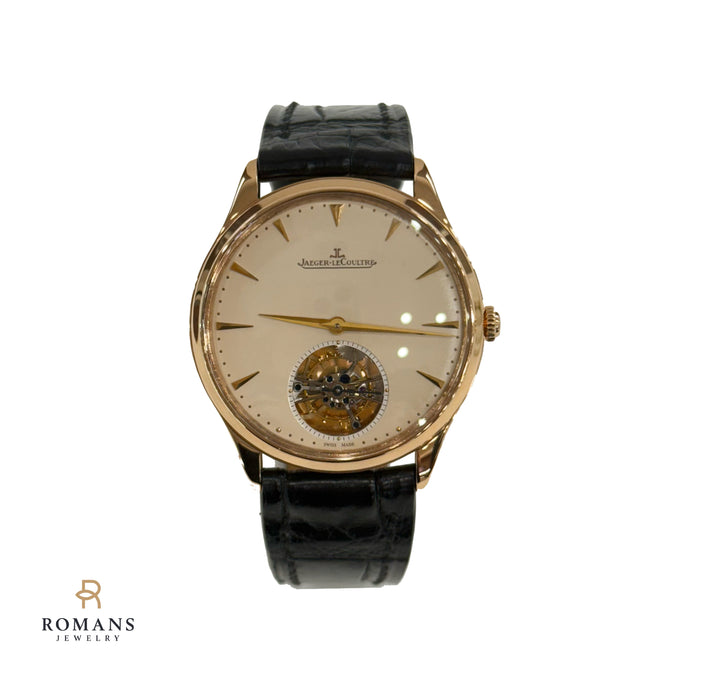 Jaeger LeCoultre Master Ultra Thin Tourbillon Ref JLQ1322410 18K Rose Gold