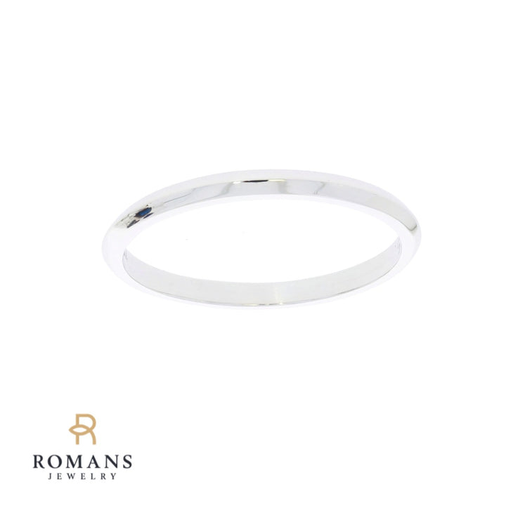 Knife Edge Band Platinum 2MM