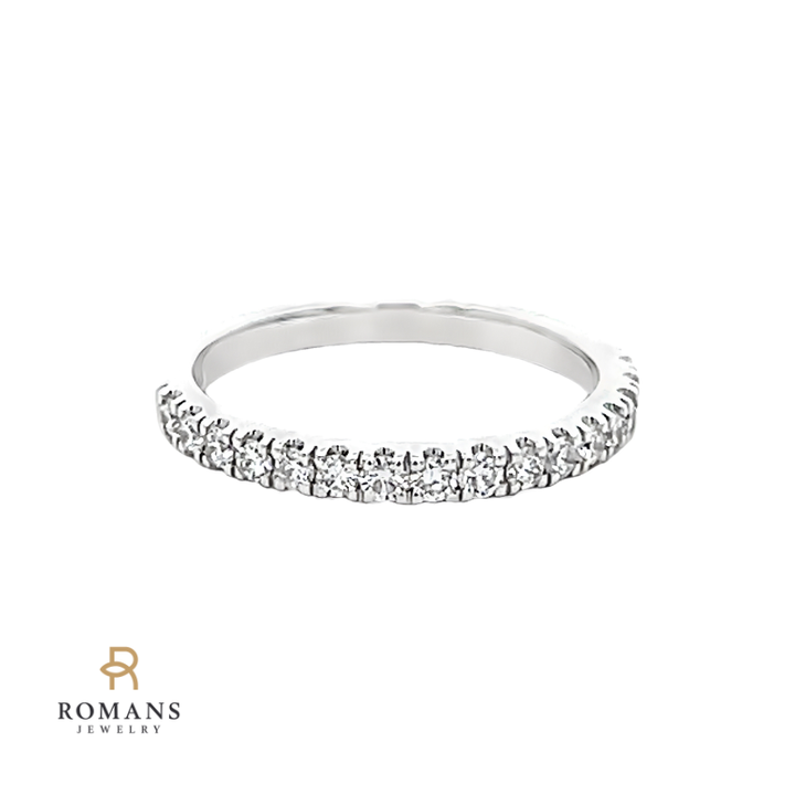Lab Grown Diamond Band 10K White Gold .32CTW
