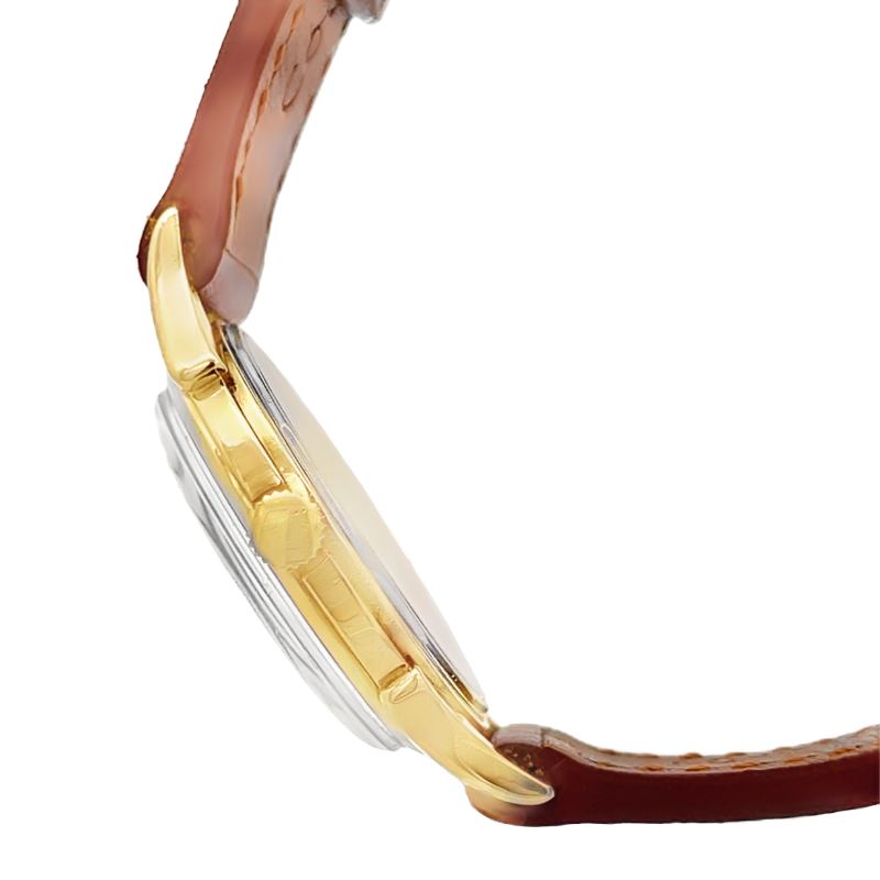 Longines Watch 1950s 10K Gold Filled 33mm Horn Lugs