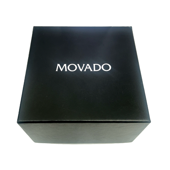 Movado Watch Amorosa Diamond Two-Tone Steel Bangle 81.E4.1842