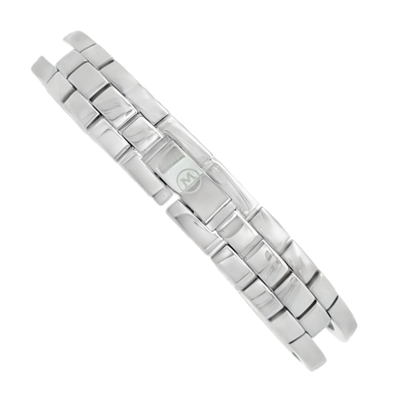 Movado Watch Amorosa Diamond Two-Tone Steel Bangle 81.E4.1842