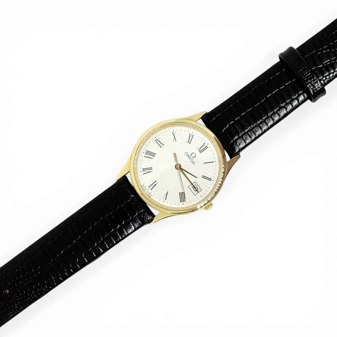 Omega 14K Gold Quartz 32mm Ref. 1430