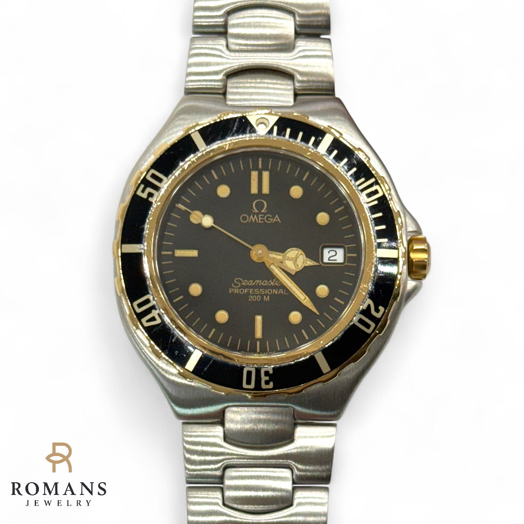 Vintage Omega Seamaster Watch Professional 200M Pre-Bond Quartz Steel