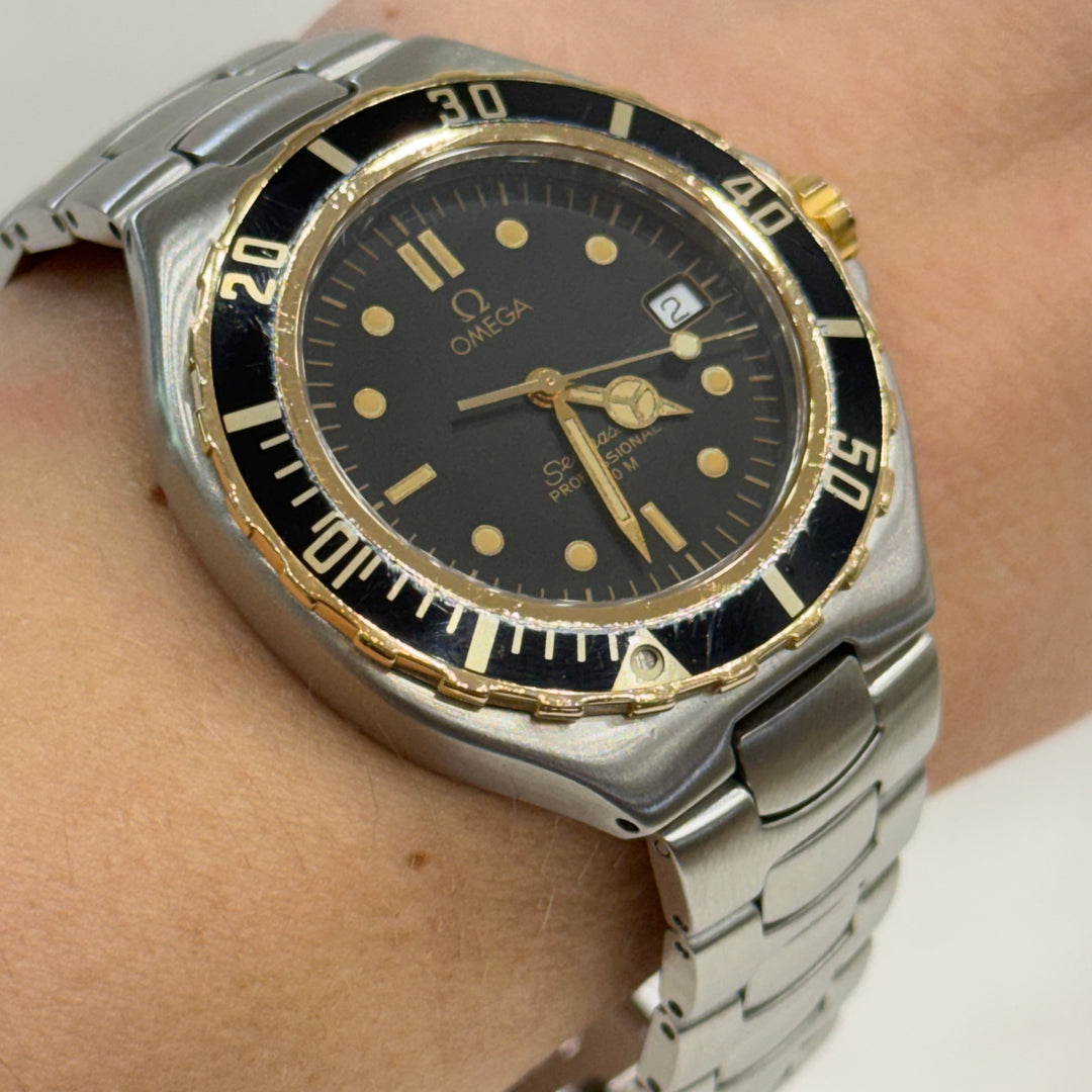 Vintage Omega Seamaster Watch Professional 200M Pre-Bond Quartz Steel