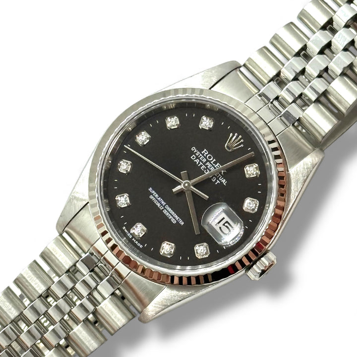 Rolex Datejust 36mm Stainless Steel 18K White Gold Ref. 16234