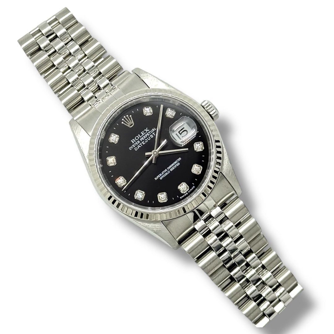 Rolex Datejust 36mm Stainless Steel 18K White Gold Ref. 16234