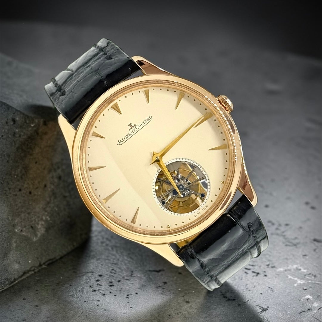 Jaeger LeCoultre Master Ultra Thin Tourbillon Ref JLQ1322410 18K Rose Gold