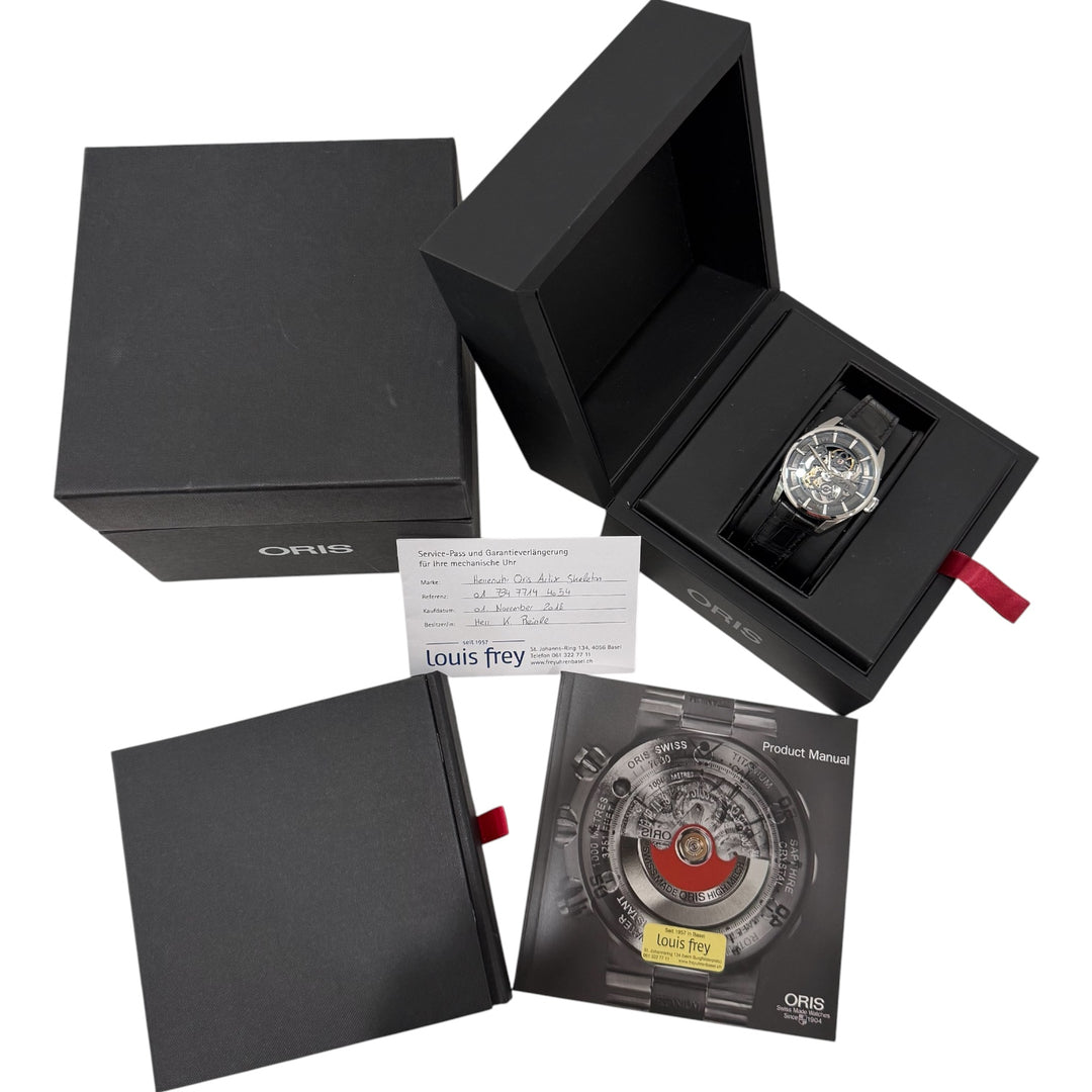 Oris Artix Skeleton Automatic Stainless Steel Watch 39mm Ref. 01 734 7714 4054