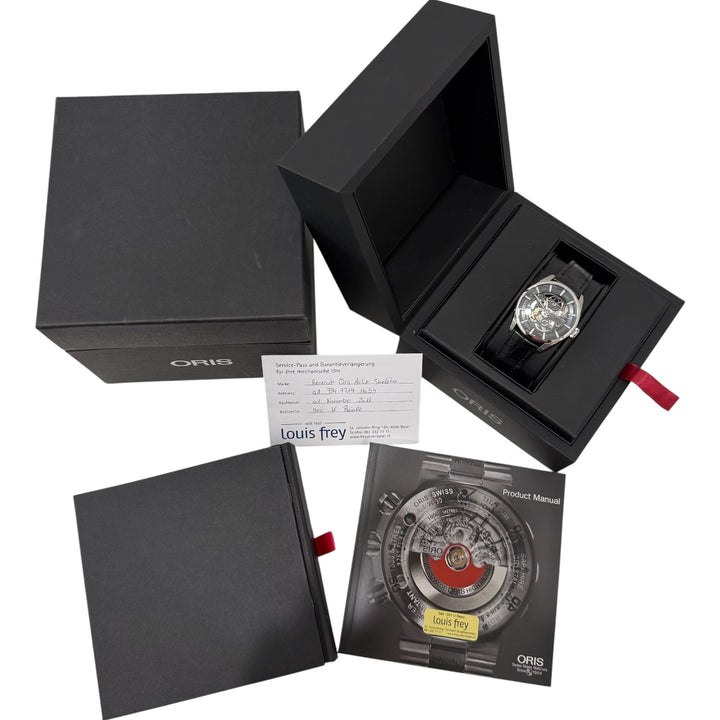 Oris Artix Skeleton Automatic Stainless Steel Watch 39mm Ref. 01 734 7714 4054