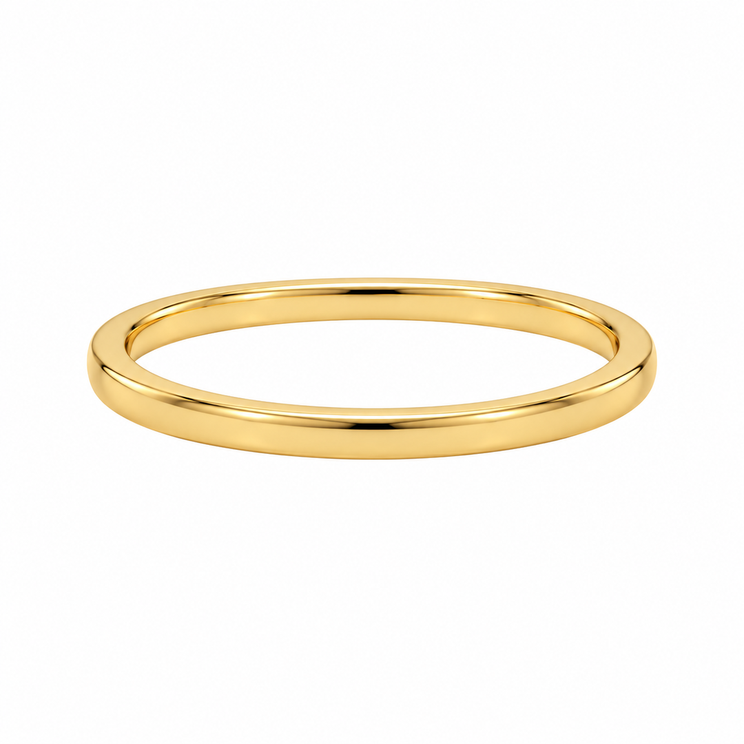 Dainty Diamond Stackable Band 14K Yellow Gold .11CTW