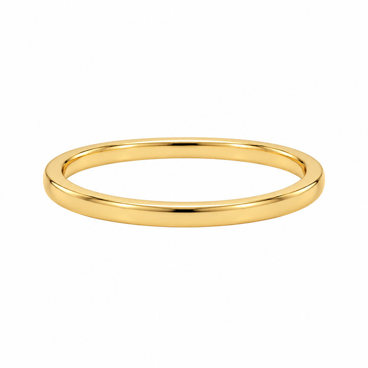 Dainty Diamond Stackable Band 14K Yellow Gold .11CTW
