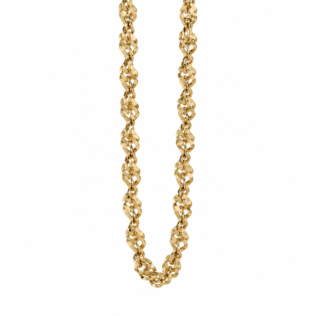 Loose Rope Chain 2.1MM 14K Yellow Gold 29"