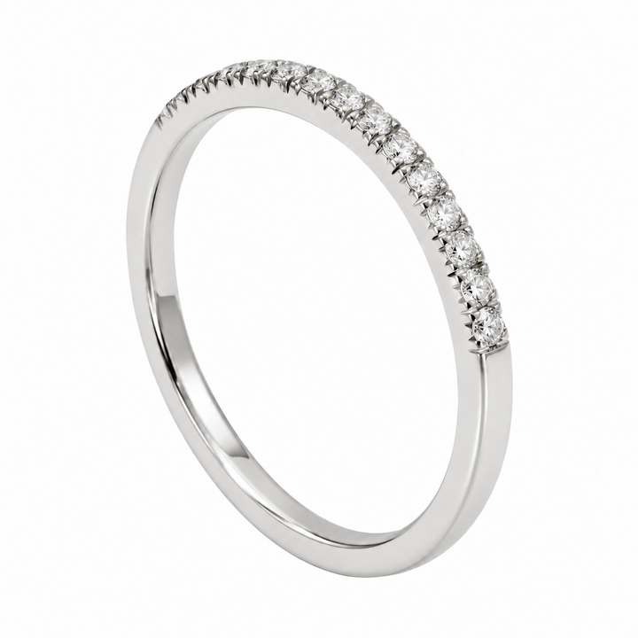 Classic Diamond Stacking Band 14K White Gold .25CTW