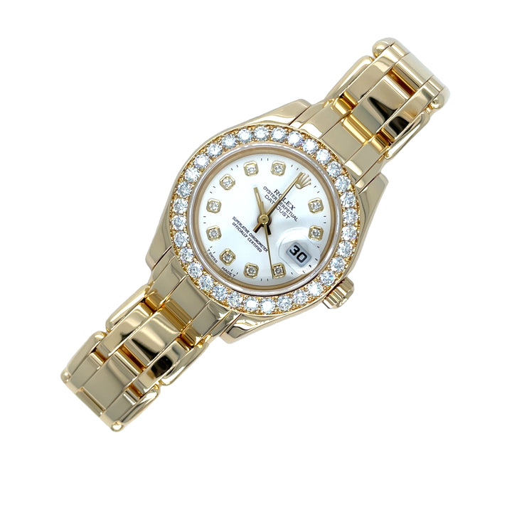 Rolex Masterpiece Watch 18K Gold Factory Diamonds Ref:69298