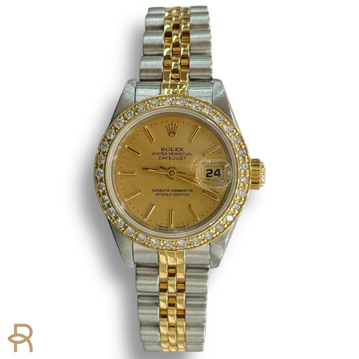 Rolex Datejust Diamond Bezel Ladies Two Tone Watch