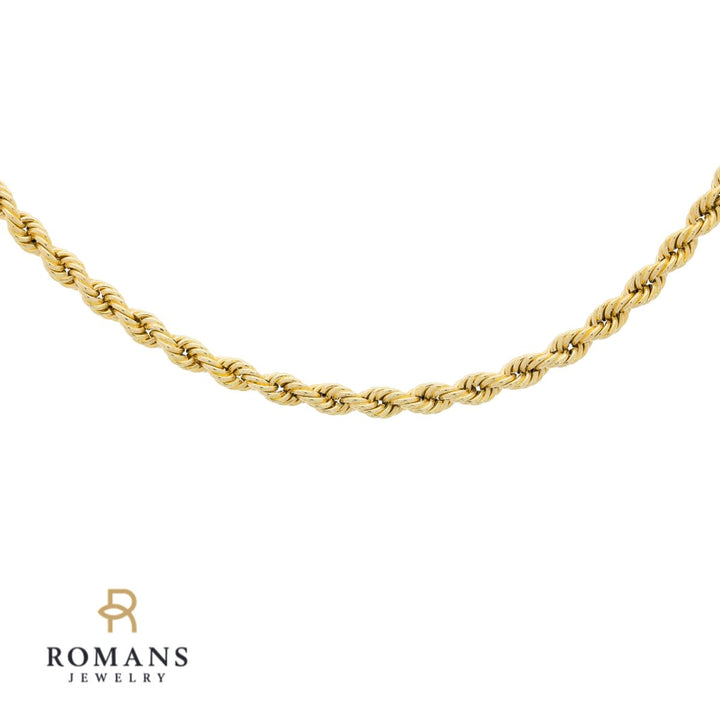 Rope Chain 14K Yellow Gold 19.75"