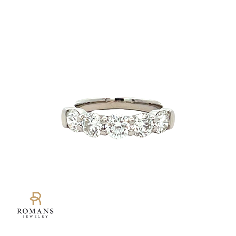 Round Diamond Band Platinum 1.91CTW
