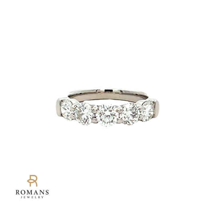 Round Diamond Band Platinum 1.91CTW
