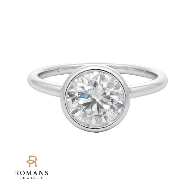 Roma Bezel Solitaire 2CT Round