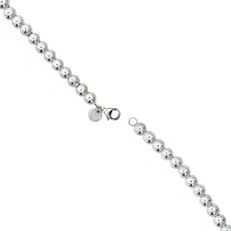 Tiffany & Co. Beaded Necklace Sterling Silver