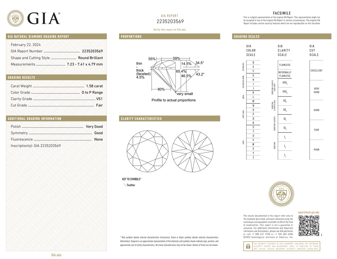 Diamond Studs Natural 14K Yellow Gold 3.09CTW