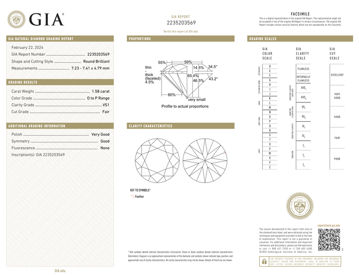 Diamond Studs Natural 14K Yellow Gold 3.09CTW