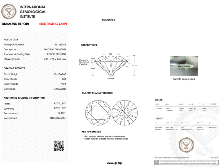 Diamond Studs Natural 14K Yellow Gold 3.09CTW