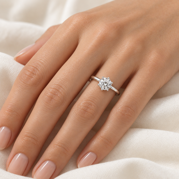 Old European Cut Diamond Ring