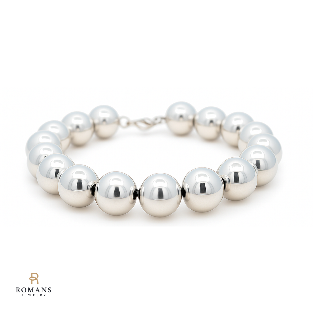 Tiffany & Co. Bead Sterling Silver Bracelet