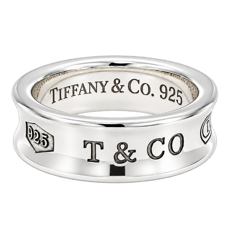 Tiffany &amp; Co. Concave Band Sterling Silver 7MM