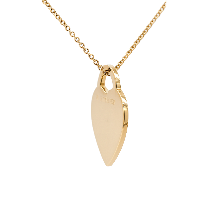 Tiffany & Co. Please Return to Tiffany Heart Tag Necklace 18K